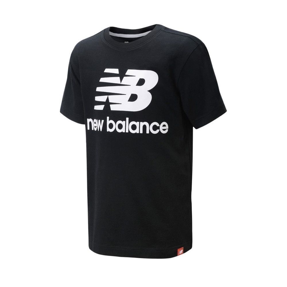 NEW BALANCE Graphic Logo T-Shirt (Big Boys) Size:M(10-12) Color:Black NWT!